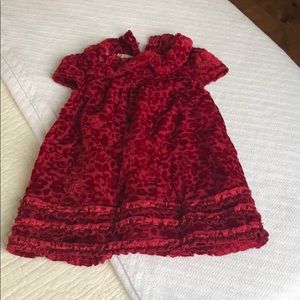Sweet Ivy 18 mo red dress